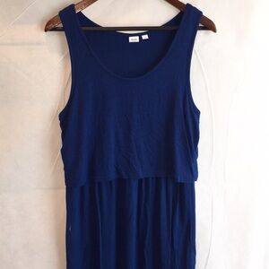 Gap Maternity Blue Sleeveless Dress | Size M
